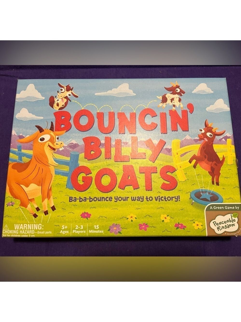 Kids board Game - Bouncin Billy Goats 5 years and up